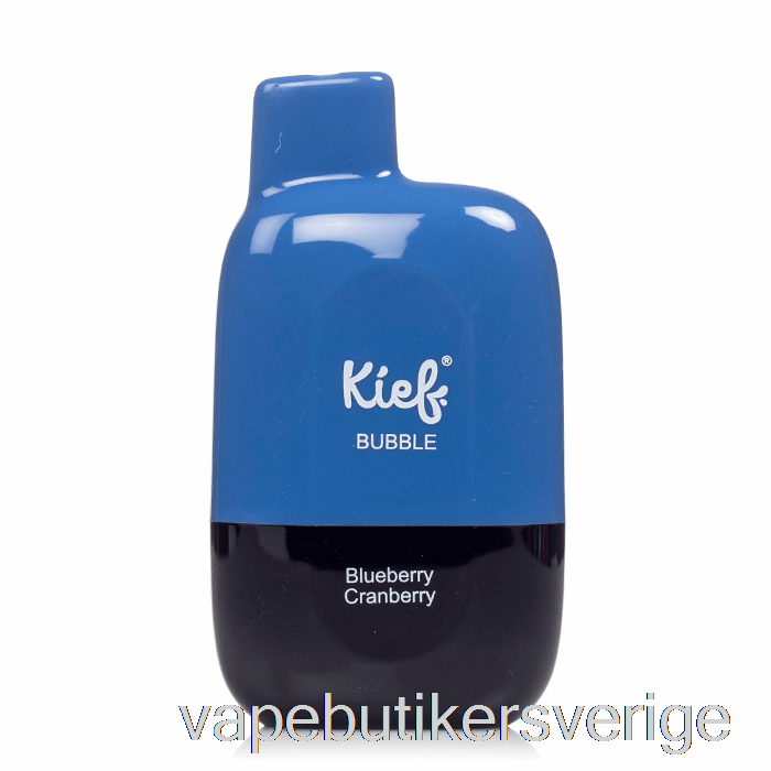 Vape Sverige Xtra Kief Bubble 6500 Engångsblåbär Tranbär